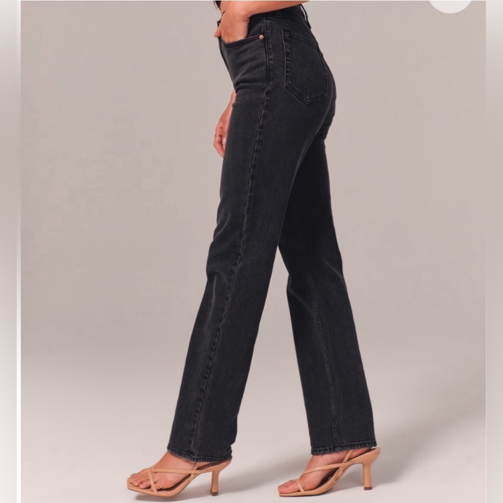 Abercrombie and fitch 90s straight ultra high rise jeans 26/2s curve love